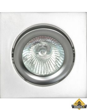 Deluna inbouwspot DESIGN-CLIP-VIERKANT kantelbaar chroom mat