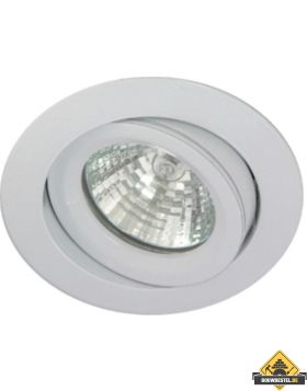 Deluna inbouwspot DESIGN-CLIP kantelbaar ijzer, geborsteld