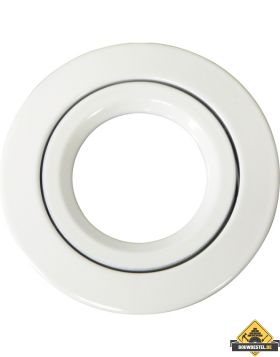 Deluna inbouwstraler DESIGN-CLIP kantelbaar wit, 50 W