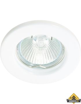 Deluna metalen inbouwspot vast wit, 50 W