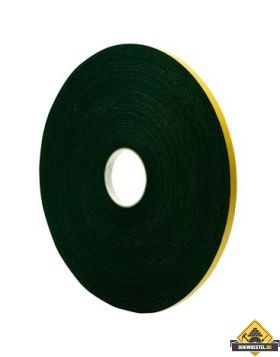 Paneltape - Zwaluw / Den Braven - 12x3 mm - Zwart - Rol a 25 meter