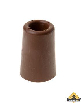 Deurbuffer / deurstop bruin 60mm
