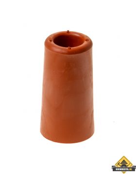Deurbuffer / deurstop rood 75mm