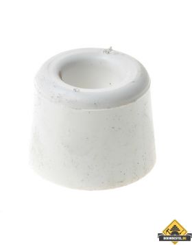 Deurbuffer / deurstop wit 25mm
