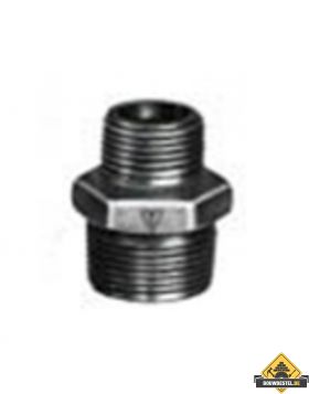 Draadfitting Verloopnippel 1x3/4 Zwart