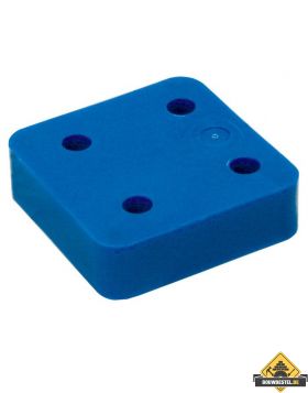 GB Drukplaatjes / Stelplaatjes Blauw Zonder Sleuf 70X70X20 - 48 stuks