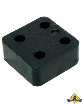 GB Drukplaatjes / Stelplaatjes Zwart Zonder Sleuf 70X70X30 - 48 stuks