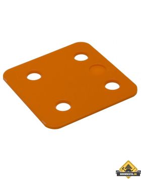 GB Drukplaatjes / Stelplaatjes Oranje Zonder Sleuf 70X70X2 - 48 stuks