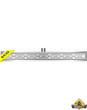 Eco RVS douchegoot met flens 100 cm (UITVERKOOP, OP = OP)