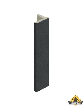 Eindprofiel 10mm voor Keralit dakrand Antraciet - Classic (bestelnr. 2836)