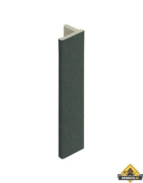 Eindprofiel 10mm voor Keralit dakrand Donkergroen - Classic (bestelnr. 2836)