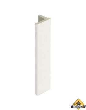 Eindprofiel 10mm voor Keralit dakrand Wit - Classic (bestelnr. 2836)