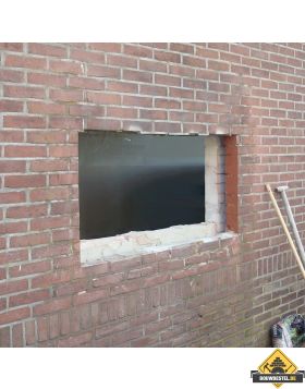Gat in muur zagen (stofvrij)