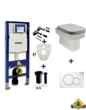 Geberit UP-320 + Carre OnePack + Sigma 01 wit