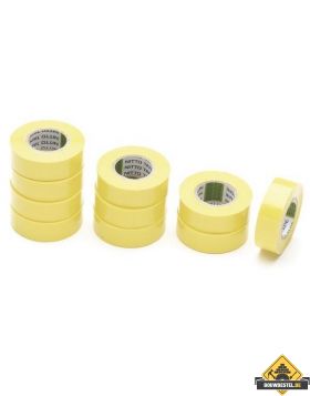 Gele isolatietape - 19 mm x 10 m