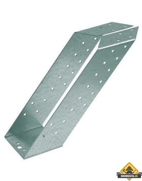 Gordinglas 63X160mm Sendzimir verzinkt - per stuk
