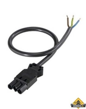 Optie: GST-18/3 aansluitsnoer 2m ipv netsnoer
