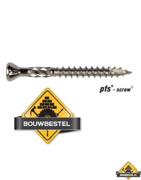 PFS Hardhoutschroeven Verzonken Kop Torx * 4x40 Rvs / Inox C2 (T-15) - 200 stuks