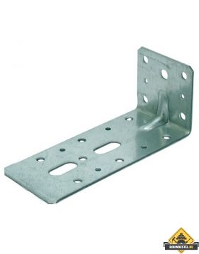 Hoekanker 60X120 60X2.5 met ril 115x2 Sendzimir verzinkt - per stuk