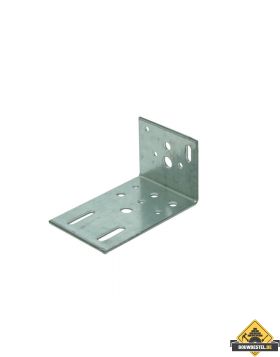 Hoekanker / hoekijzer | Staal rvs | 50x90mm 57x2mm | 25 stuks