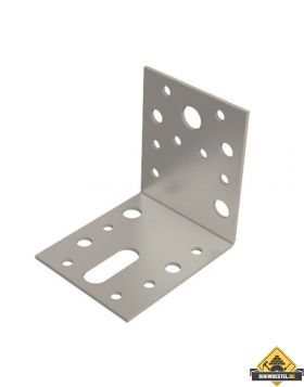 Hoekanker / hoekijzer | Staal verzinkt | 70x70mm 57x2mm | 25 stuks