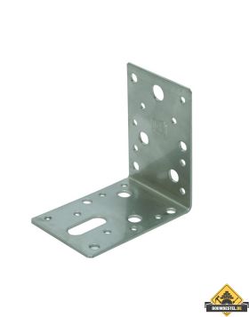 Hoekanker / hoekijzer | Zink Magnesium | 90x90mm 60x2,5mm | 25 stuks
