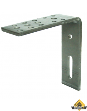 Hoekanker / hoekijzer zwaar | Staal verzinkt | 200x210mm 70x8mm | 25 stuks