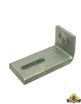 Hoekanker / hoekijzer zwaar | Staal verzinkt | 40x150mm 70x10mm | 25 stuks