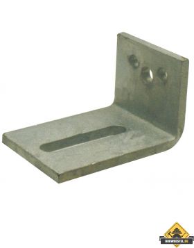 Hoekanker / hoekijzer zwaar | Staal verzinkt | 60x100mm 70x10mm | 25 stuks
