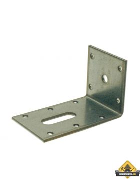 Hoekanker / hoekijzer zwaar | Staal verzinkt | 65x105mm 60x4mm | 25 stuks