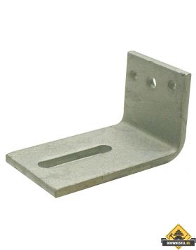 Hoekanker / hoekijzer zwaar | Staal verzinkt | 70x120mm 70x10mm | 25 stuks