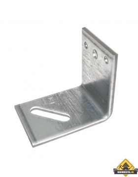 Hoekanker / hoekijzer zwaar | Staal verzinkt | 90x100mm 70x6mm | 25 stuks