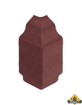 Hoekstuk sierlijst klassiek Wijnrood - Classic (met houtnerf)