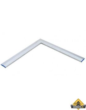 Hoekwandrij SUPER PROF aluminium trapezium. 2 x 75 cm