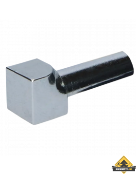 Inwendig hoekstuk Proround aluminium 10mm Chroom