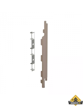 Keralit Eindkap + Connector rechts voor sponningdeel 167mm (5st) - Taupe eiken (bestelnr. 2842)