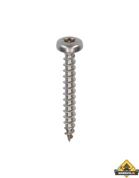 Keralit schroef 30mm rvs 200 stuks Rvs (bestelnr. 2801)