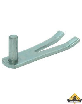 Klauwduim Halfsteens Diameter 16mm(x45mm) Elektrolytisch Verzinkt - per stuk
