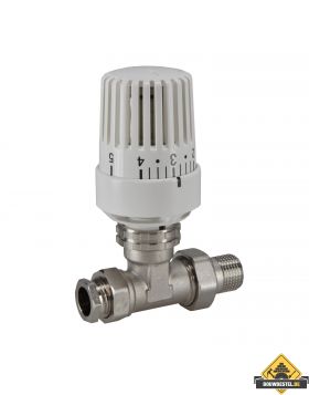 Thermostatische radiatorventiel 1/2inch x15mm recht