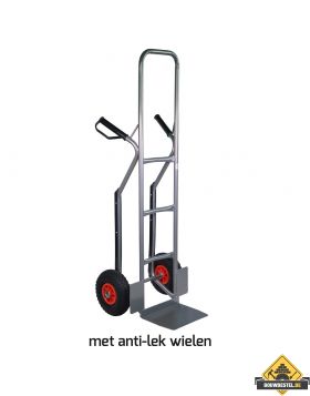 Steek krattenwagen TK250 250 kg softwiel (anti-lek band) - NL-fabricaat