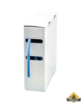 Krimpkous-box met gekleurde krimpkous 12,7 mm blauw | 10 meter
