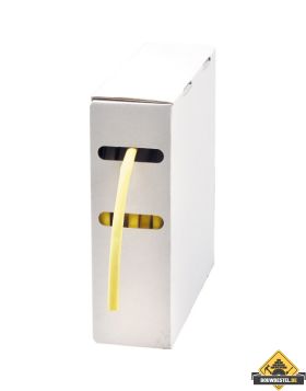 Krimpkous-box met gekleurde krimpkous 4,8 mm geel | 10 meter