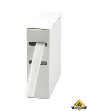 Krimpkous-box met gekleurde krimpkous 19,0 mm transparant | 5 meter