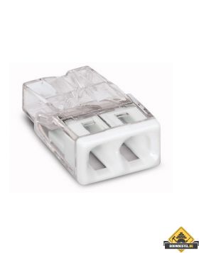 Wago Lasklem 2-voudig Mini 2 x 0.5 tot 2.5mm2