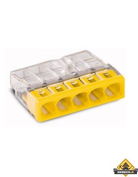 Wago Lasklem 5-voudig Mini 5 x 0.5 tot 2.5mm2