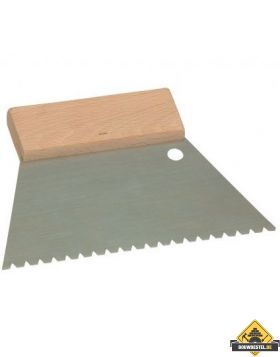 Lijmkam SUPER PROF getand houten greep 180 mm fijn