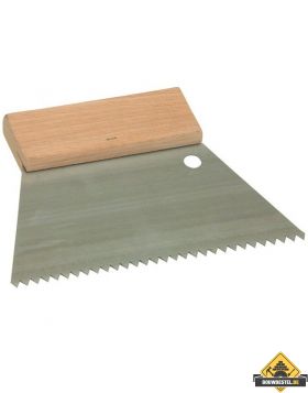 Lijmkam SUPER PROF getand houten greep 180 mm spits