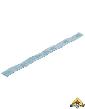Lijmkoppelstrip Zig Zag 270X20X0.5mm RVS 304 - 20 Stuks