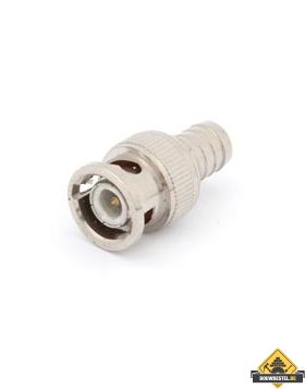 MANNELIJKE BNC CONNECTOR RG58/U, QUICK CRIMP (UITVERKOOP, OP = OP)