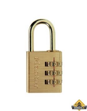 Masterlock messing cijfercombinatiehangslot - 30 mm